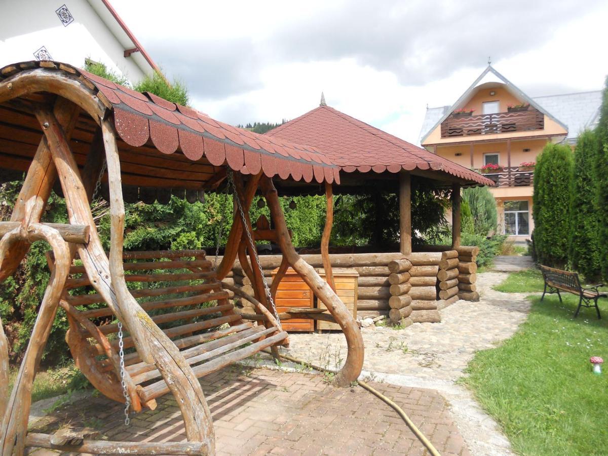 Pension, Camping & Biker Station Zur Deutschen Eiche Ciocanesti Bagian luar foto